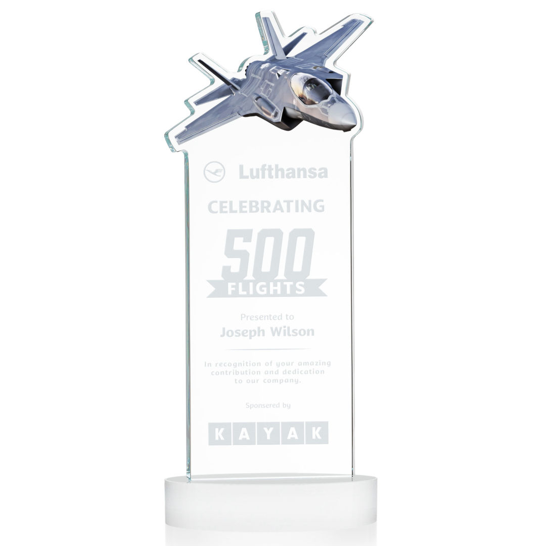 Top Gun Award on Alberton Base - White 4