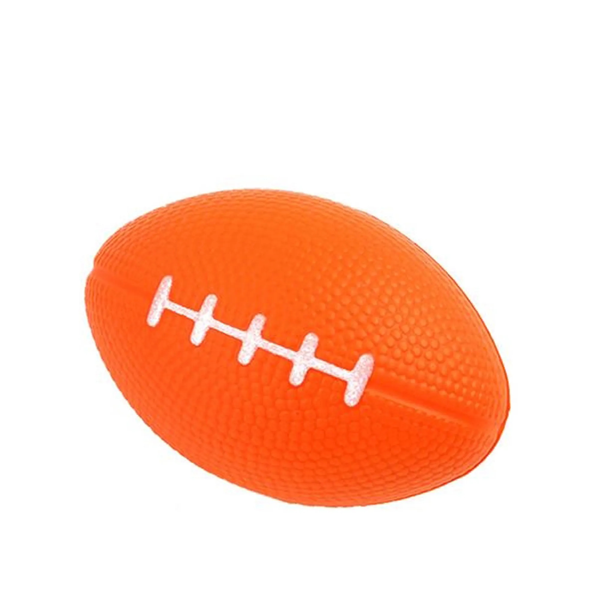 3.4"x 2.4" Customize Rugby Ball PU Stress Reliever Toy 2