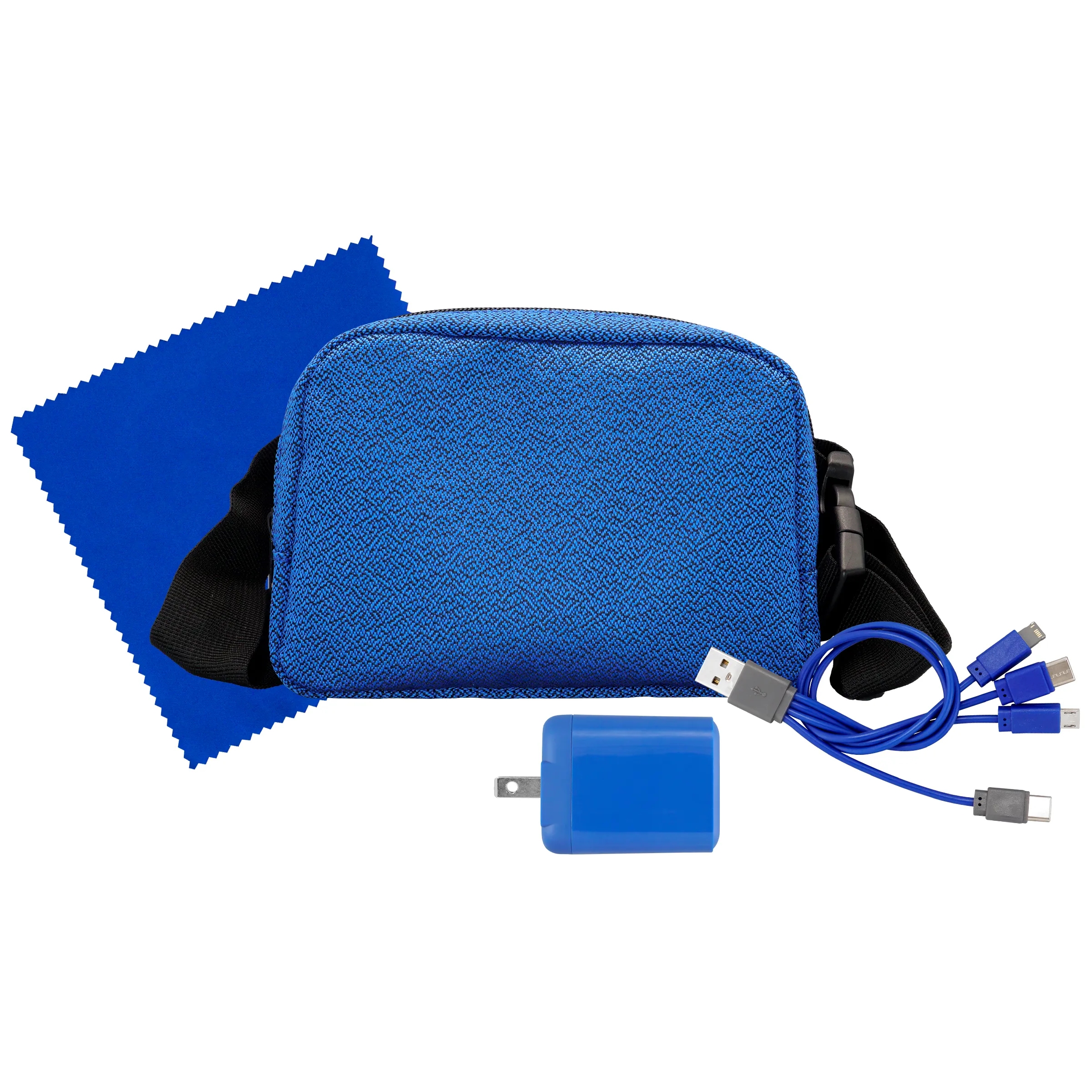 Speck Fast Charger, Cable & Cloth Fanny Pack Set 5