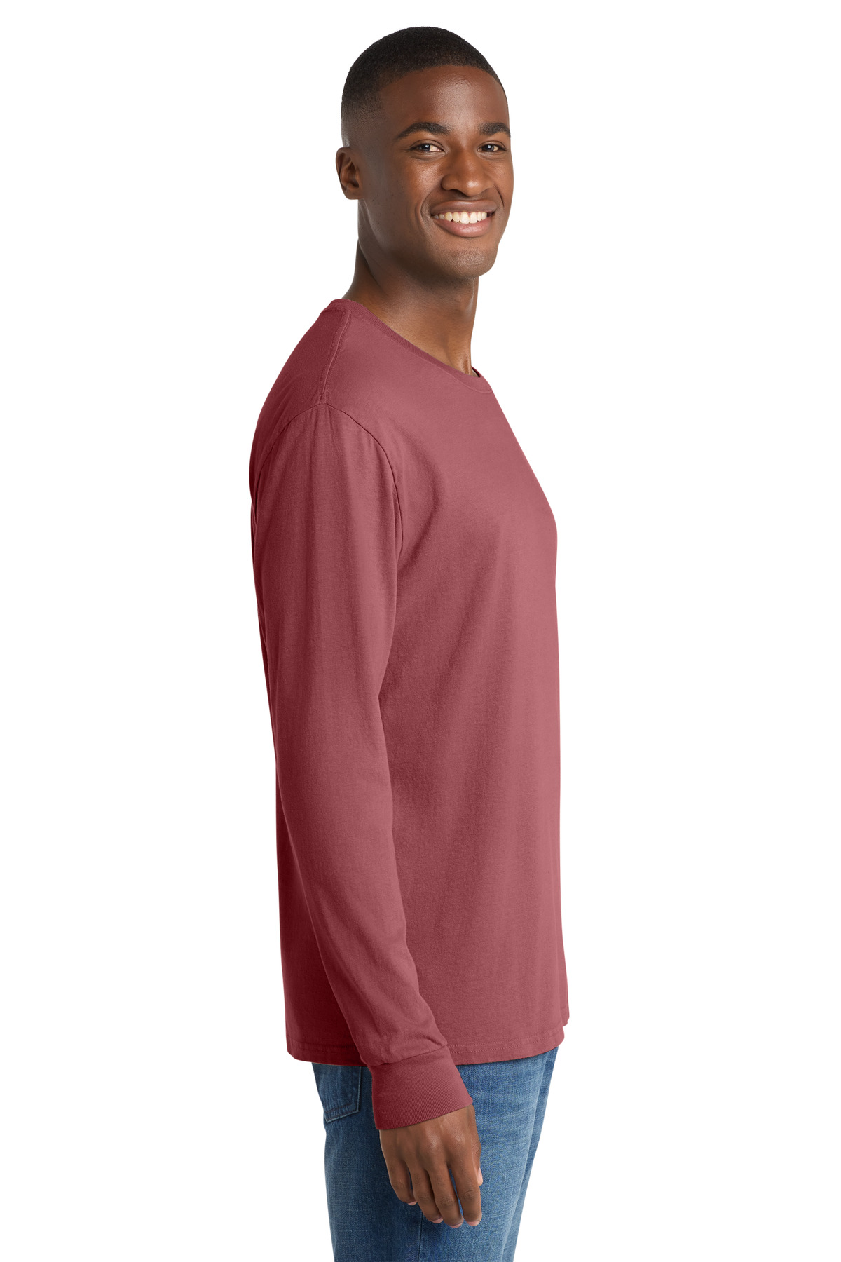 Port & Co Beach Wash Garment-Dyed Long Sleeve Tee PC099LS 105