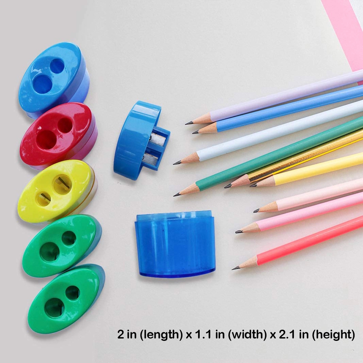 2 Holes Hand Held Pencil Sharpeners 5