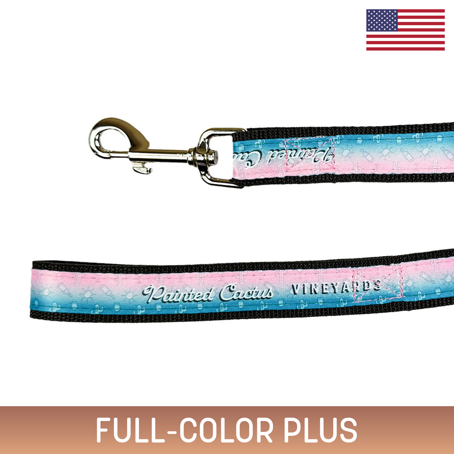 6 ft Sublimated Pet Leash w/ Nickel-Plated Hardware 6