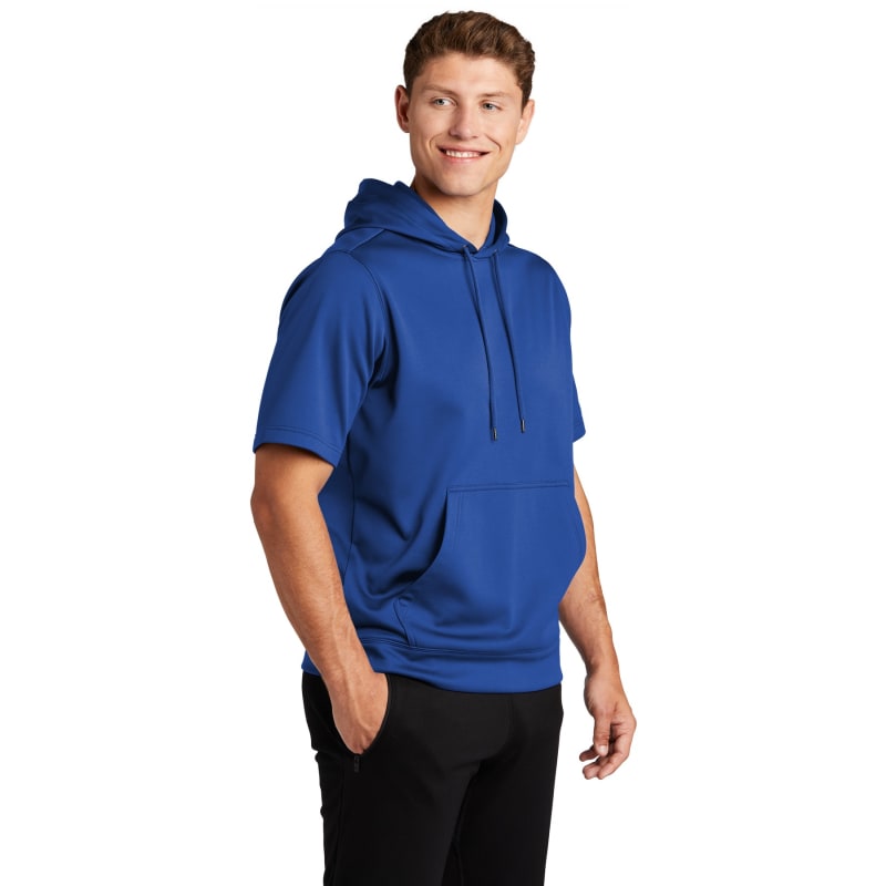 Sport-Tek Sport-Wick Fleece Short Sleeve Hooded Pullover., custom hoodie or sweatshirt with logo imprint 25