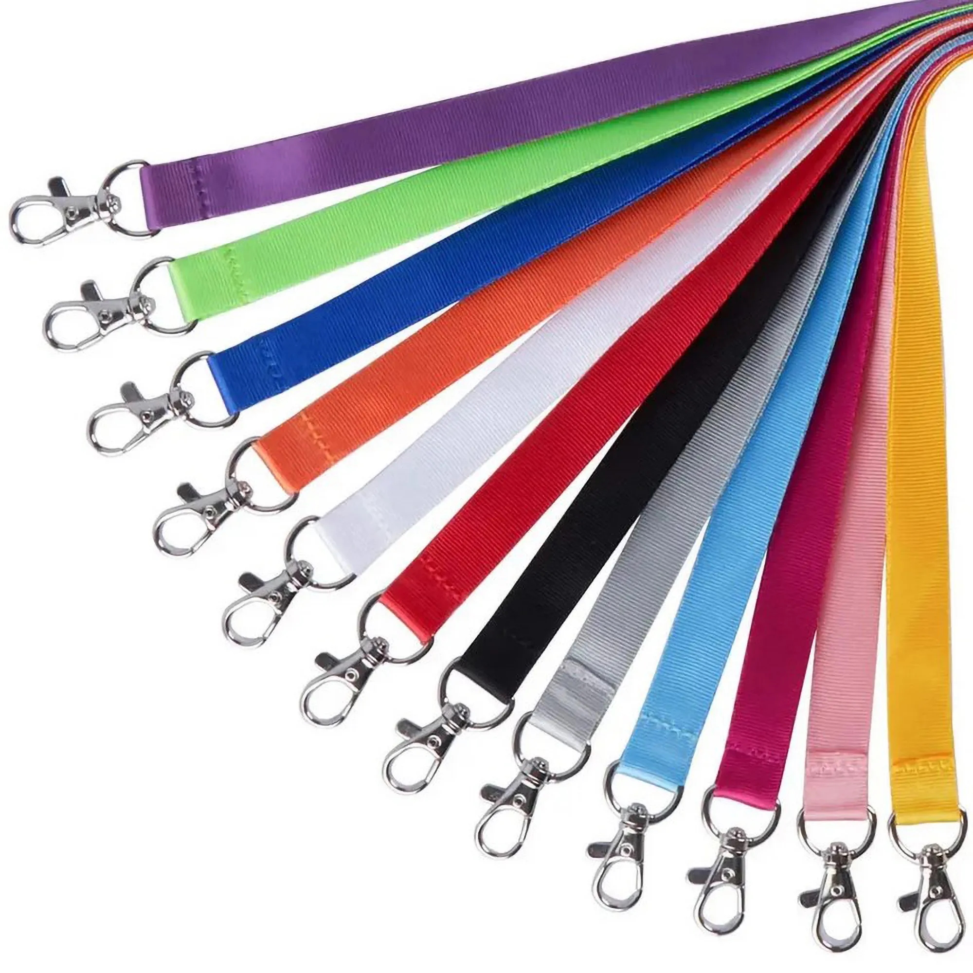 ID Badge Holder Lanyard With Metal Clasp MOQ100 2