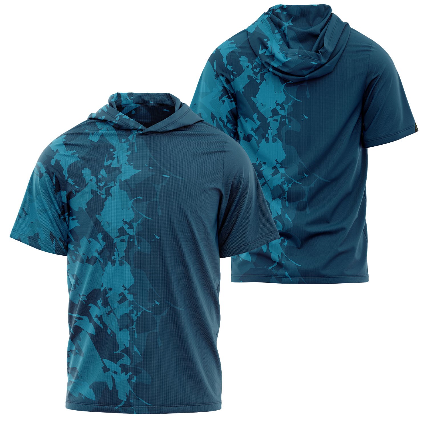 Unisex 180 GSM Cotton Feel Sublimation hooded T-shirt 1