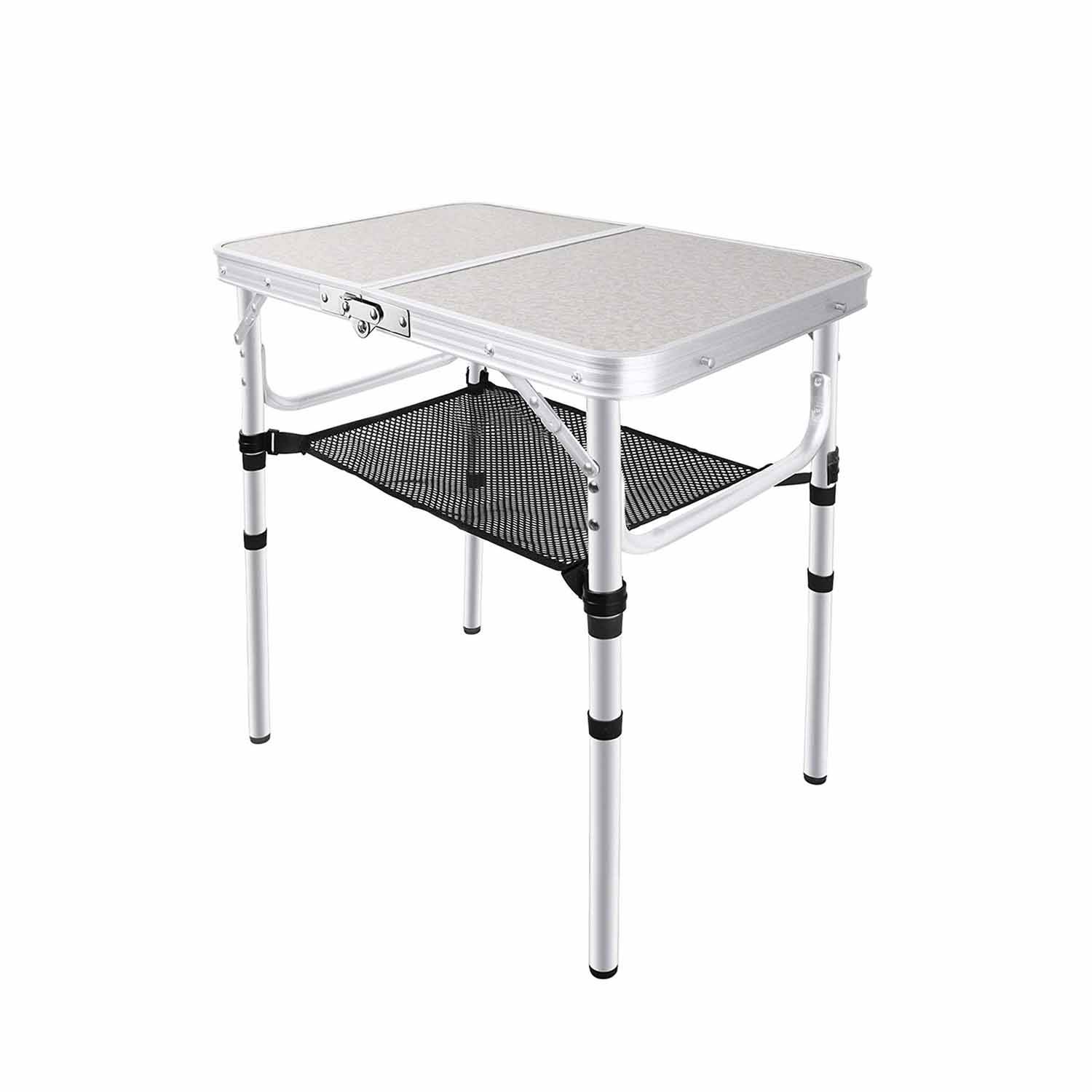 Versatile Adjustable Height Lightweight Aluminum Folding Tab 5