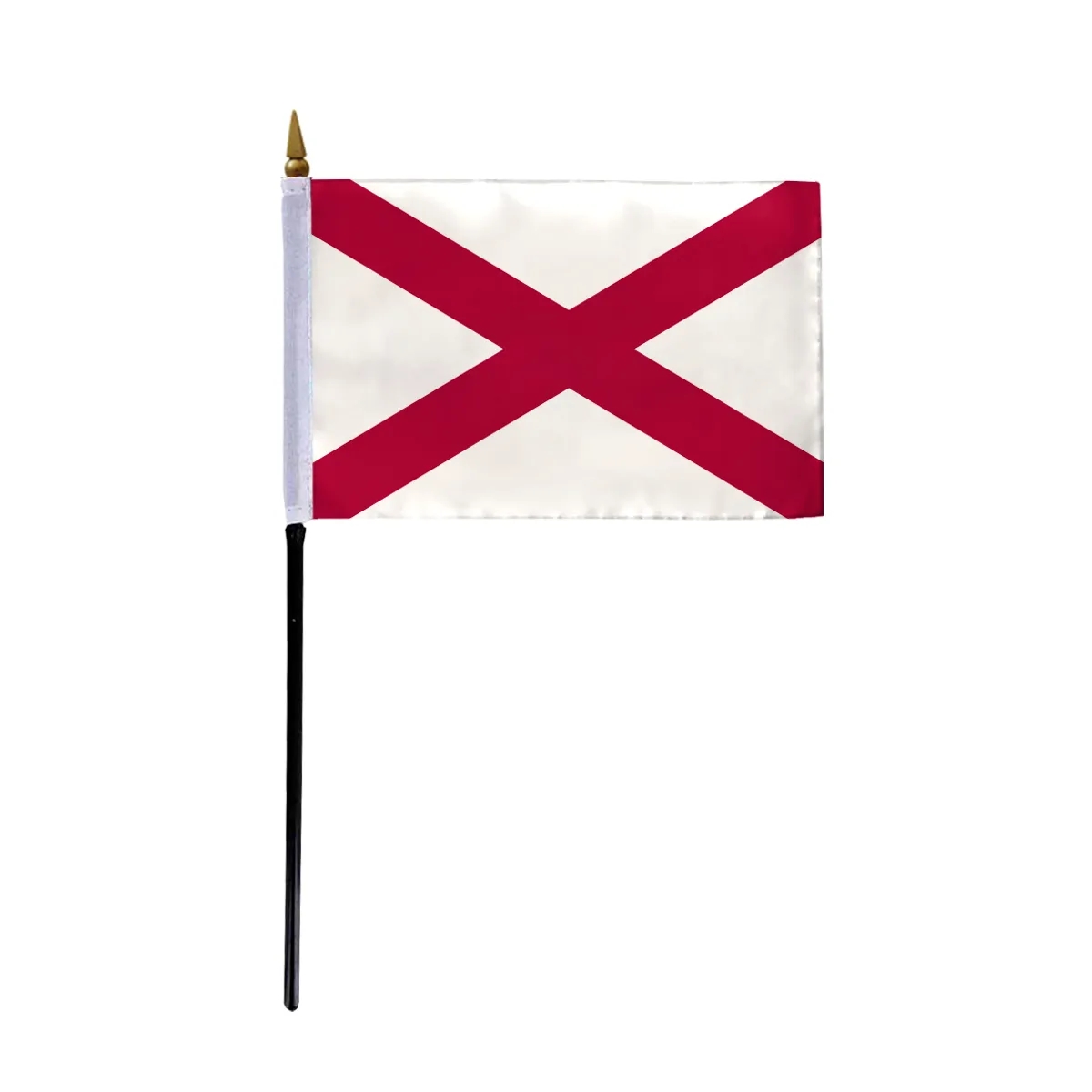 4"x6" & 12"x18'' Alabama ePoly Printed Stick Flags 2