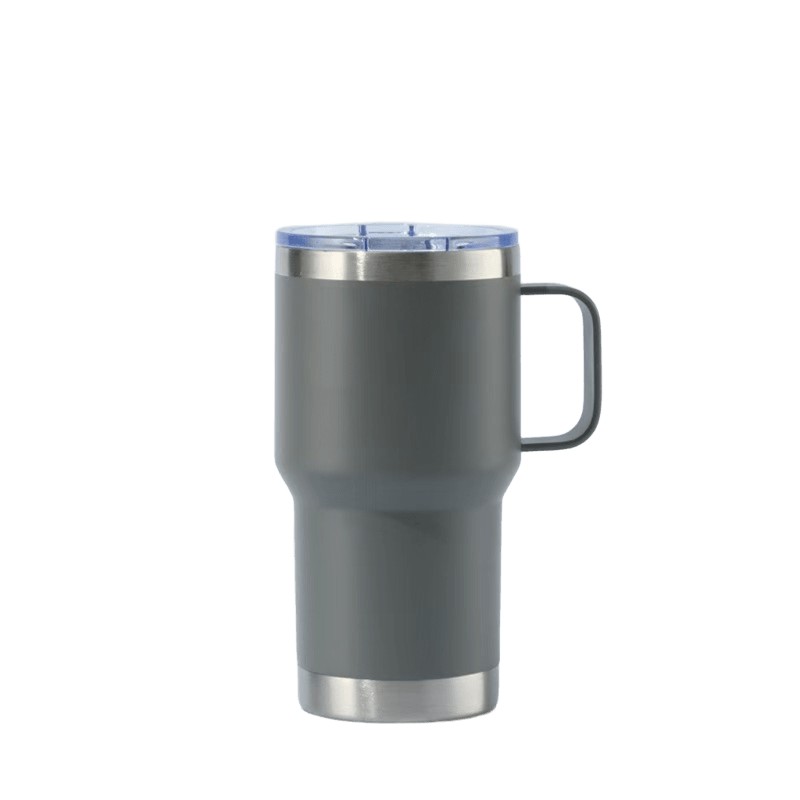 20 oz Stainless Steel Tumbler W/ Lid & Handle 5