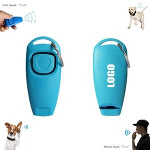 Pet Dog Training Sound Clicker With Whistle 2