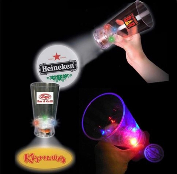 Bar LED Projector Light Up Colorful Cup 2