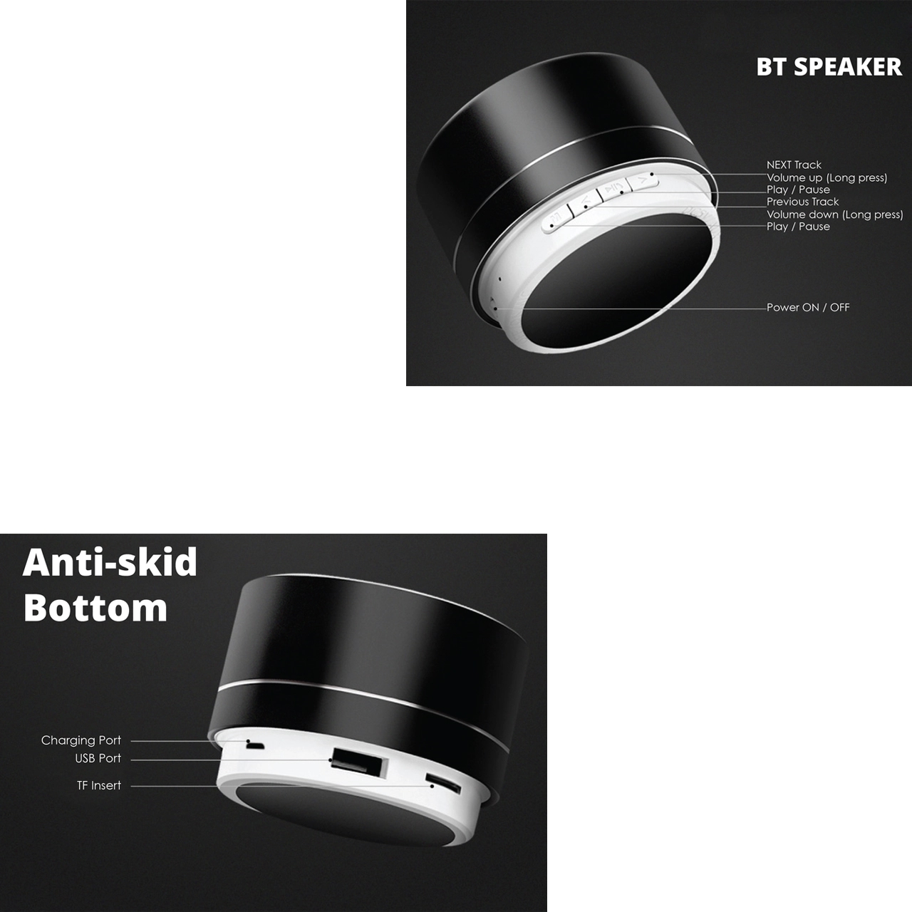 A10  Aluminum Alloy TF Card Wireless Speaker 6