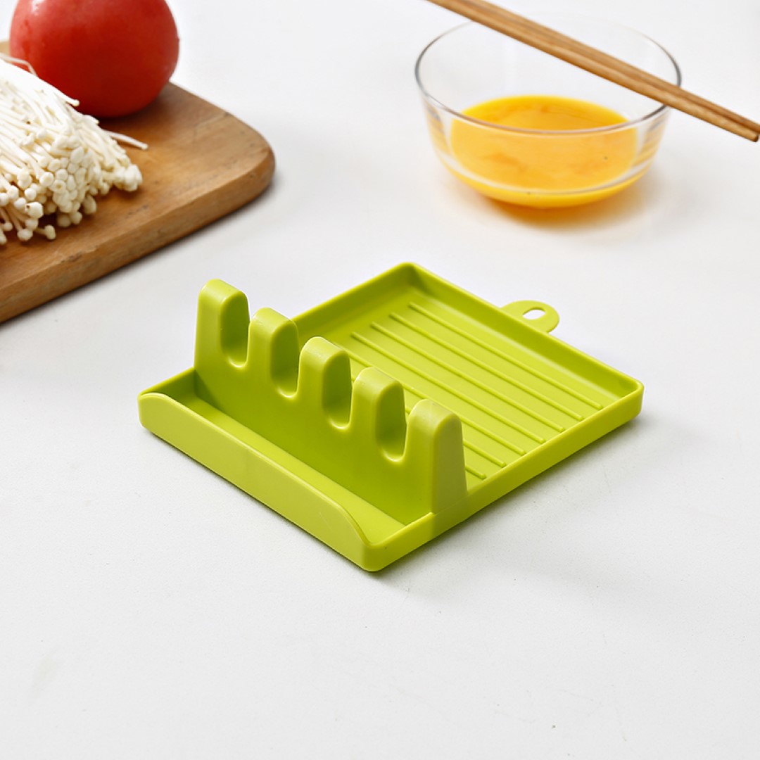 Silicone Utensil Rest with Drip Pad 3