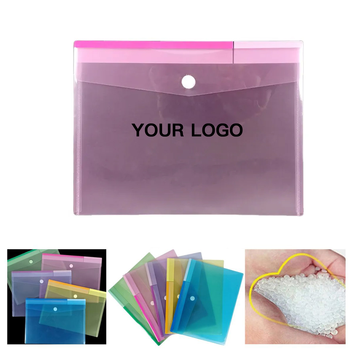 Waterproof PP Document Bag with Secure Closure 3