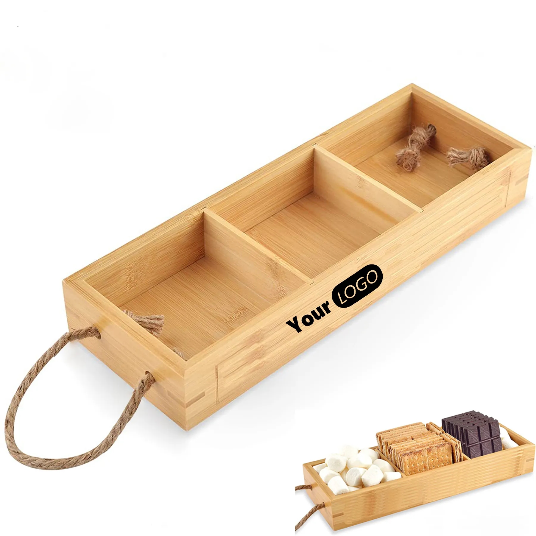 Wooden Food Tray 6