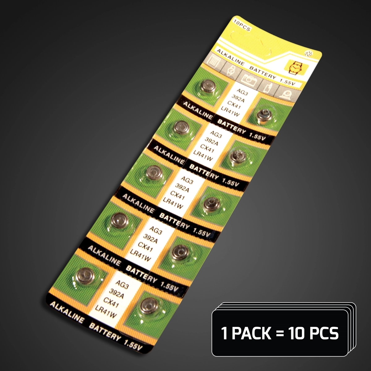 Carded batteries 1
