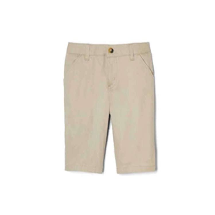 Girls Skinny Stretch Shorts - Size 5 Khaki 1