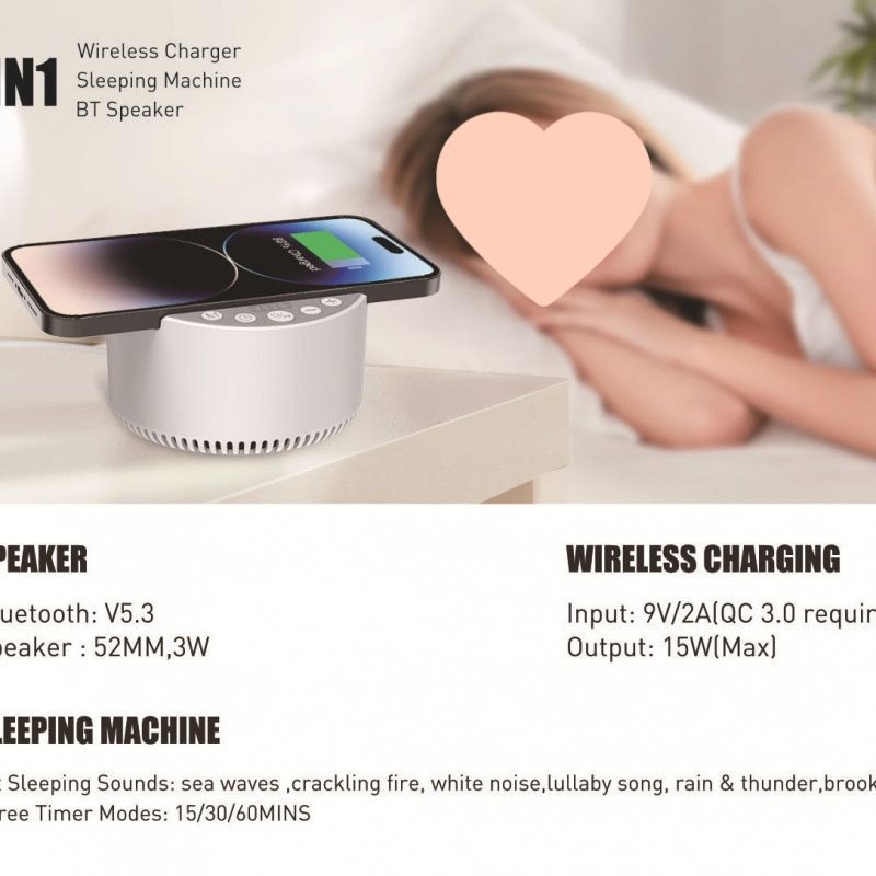 Bluetooth Speaker With Wireless Charging 4
