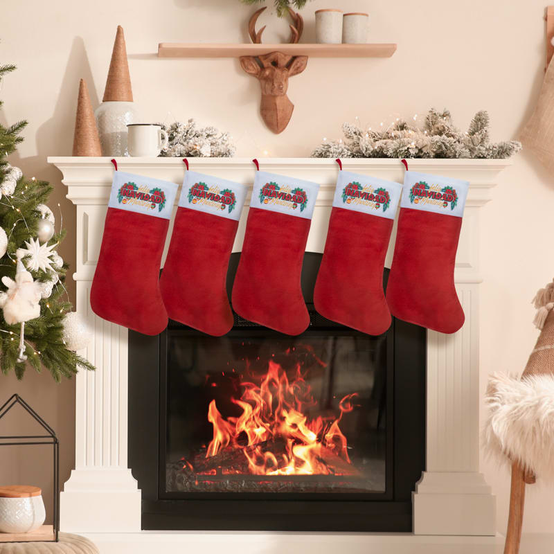 Custom Felt Christmas Stockings 6