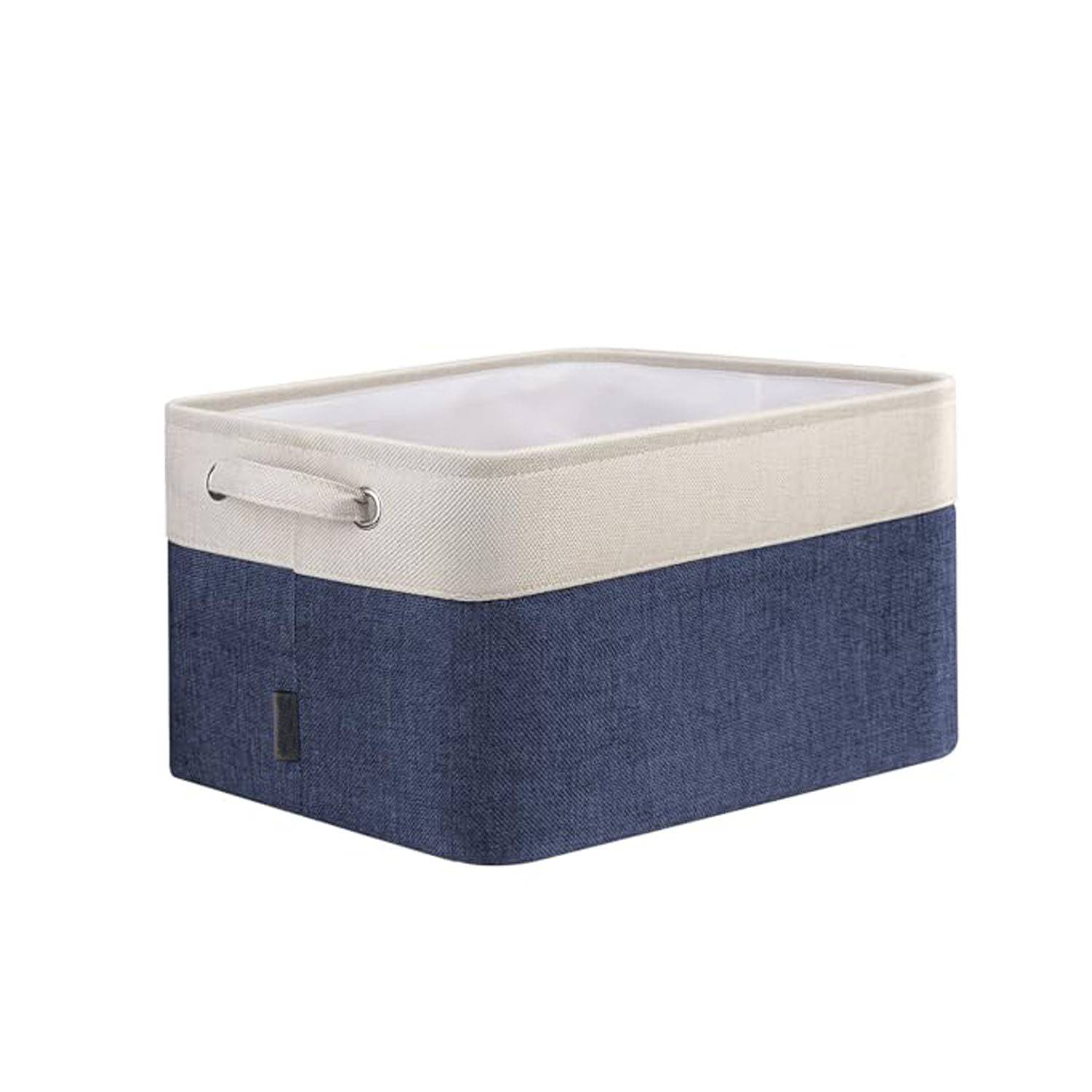 Foldable Linen Fabric Storage Bins for Toys Clothes 4