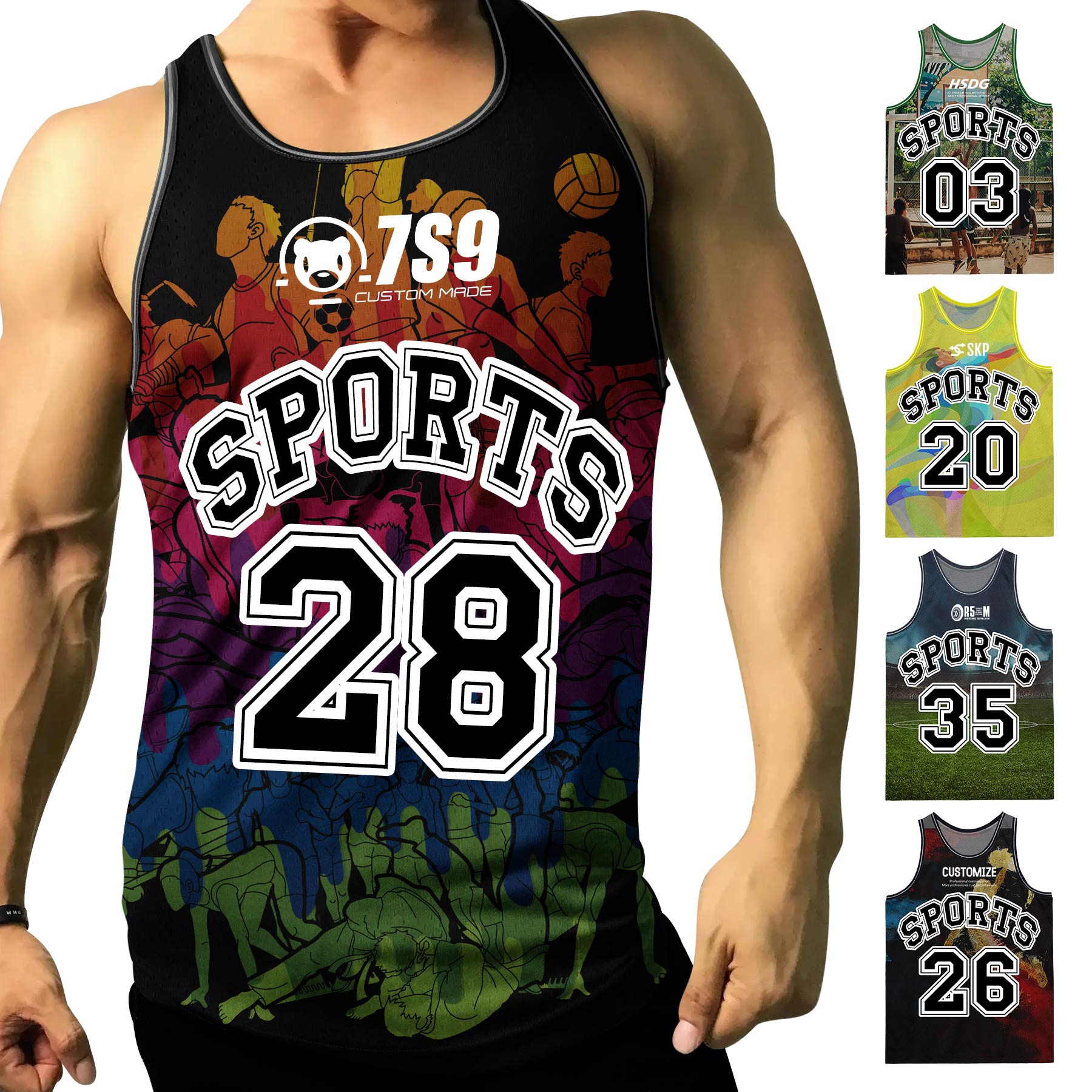 Custom Men Basketball Shortsleeve Jersey 1