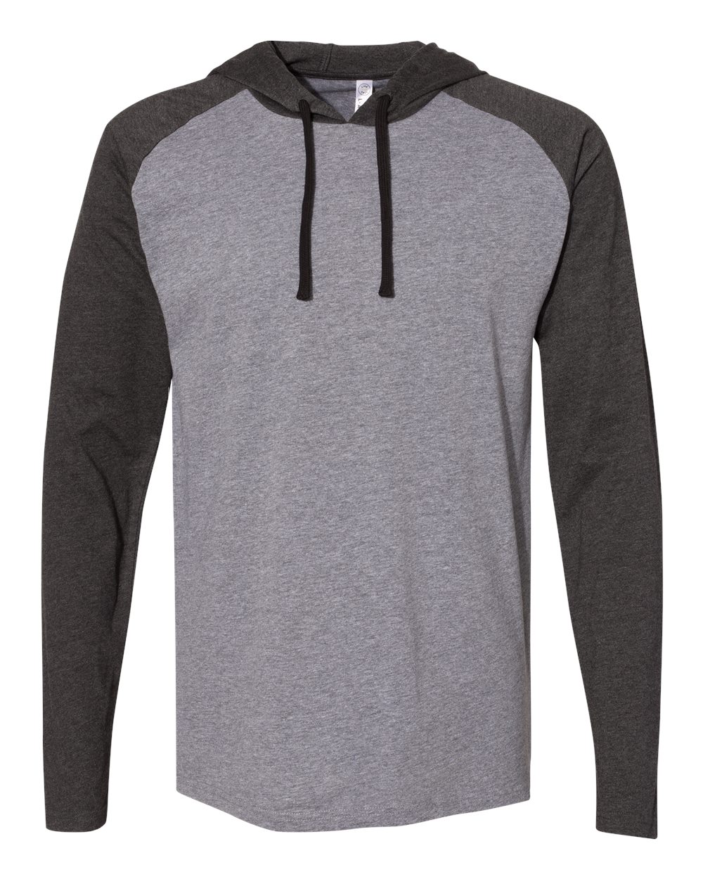 Unisex Fine Jersey Hooded Long Sleeve Raglan Tee - 6917 24