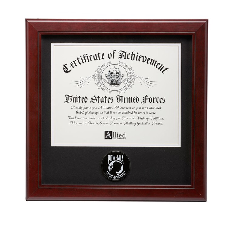 POW MIA Medallion 8-Inch by 10-Inch Certificate Frame 2