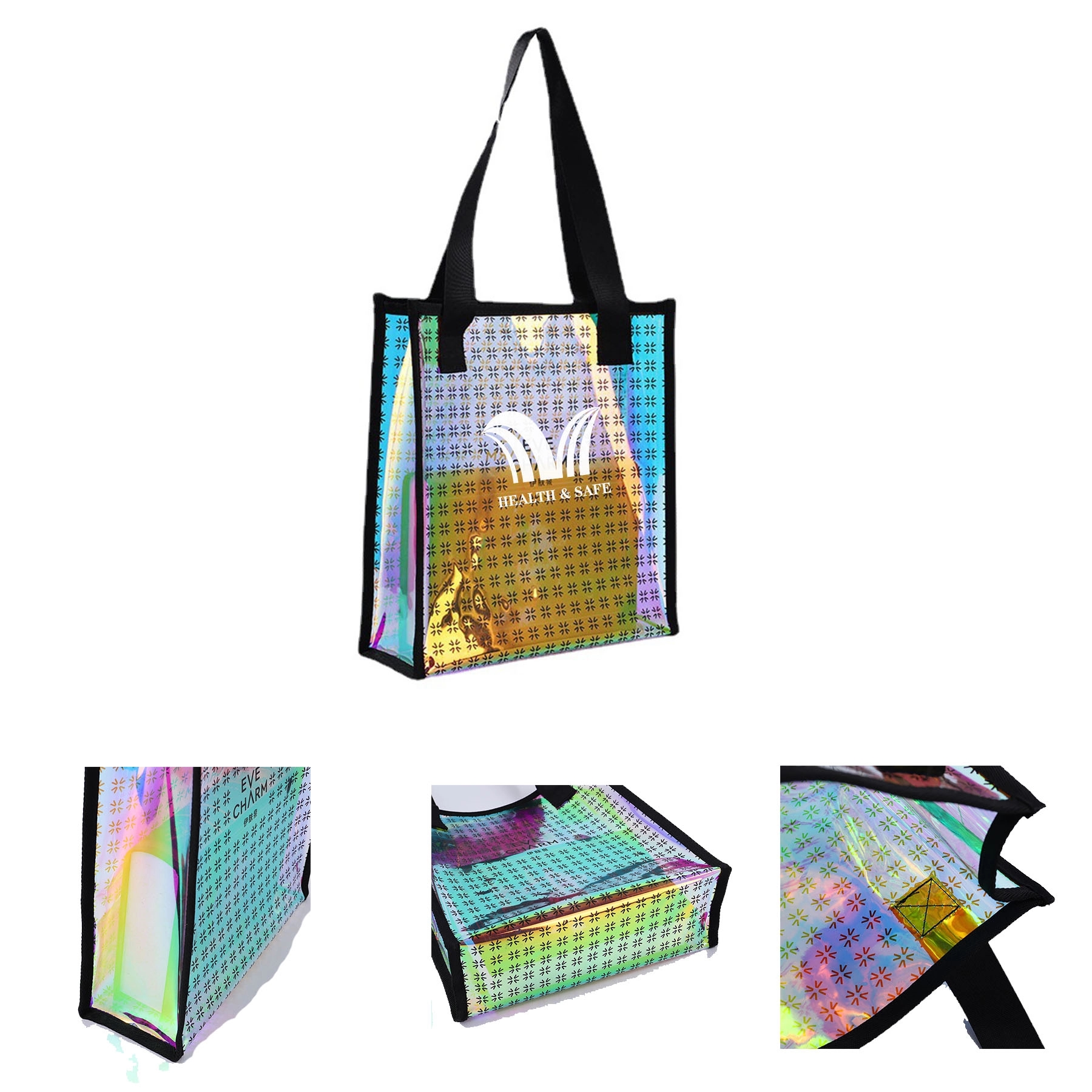 Large Clear Tote Bag Pvc Shoulder Handbag 1
