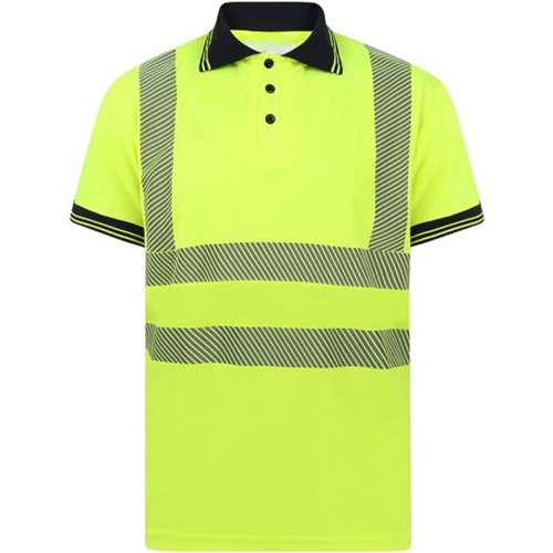 VISIPRO Short Sleeve Reflective Safety Polo with Bands, 5