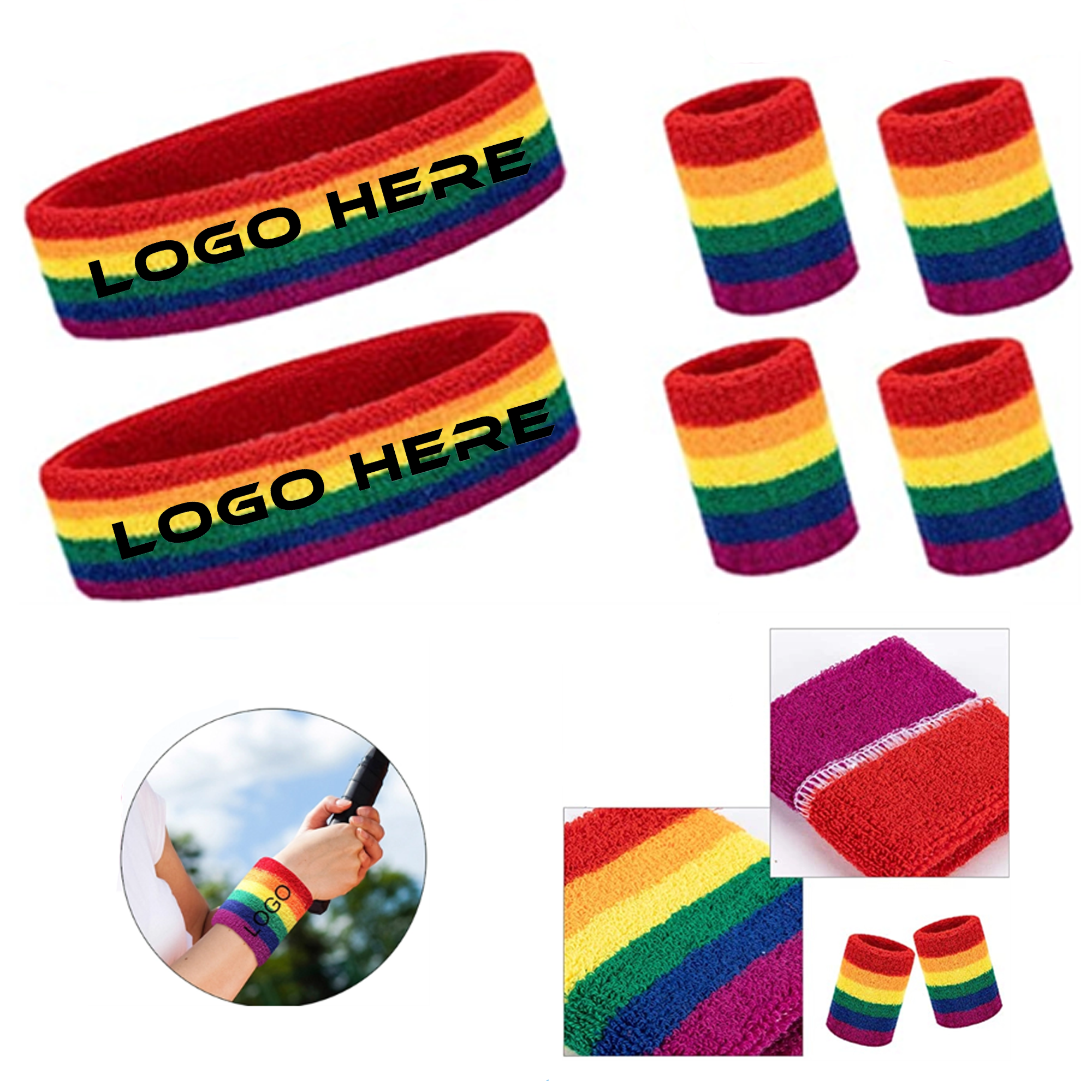 Sports Headband Wristband SetSports Headband Wristband Set 2