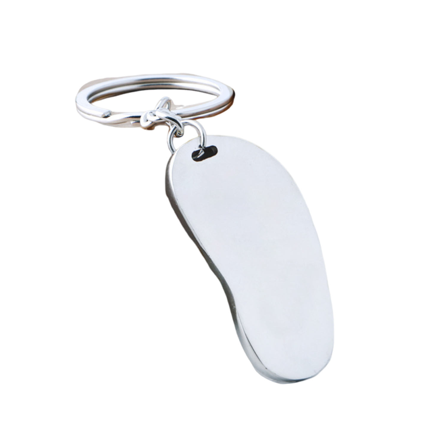 Slipper Shaped Metal Keychain 2