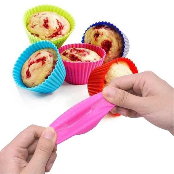 Round Silicone Muffin Cup 4