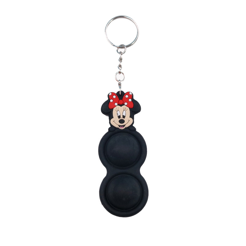 2 Bubbles Push Pop Fidget Sensory w/Keychains 15