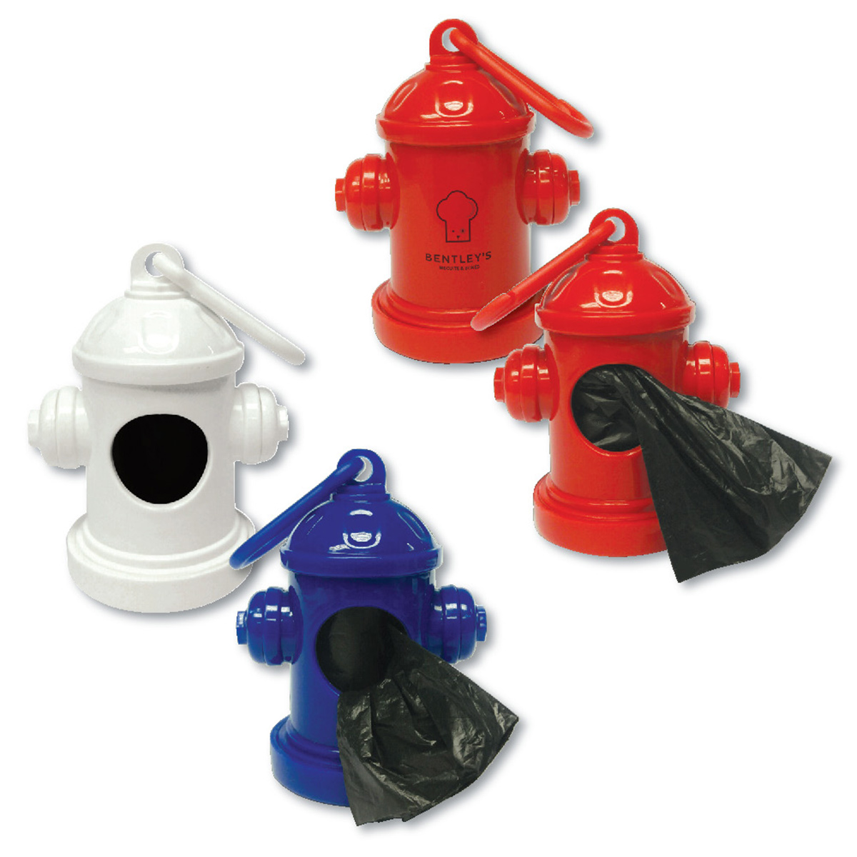 Fire Hydrant Pet Baggie Dispenser