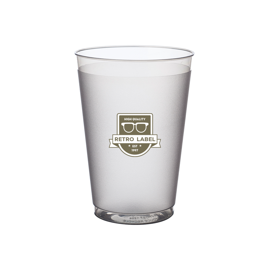 Flexible Frosted Plastic Stadium Cups 12 oz. 12