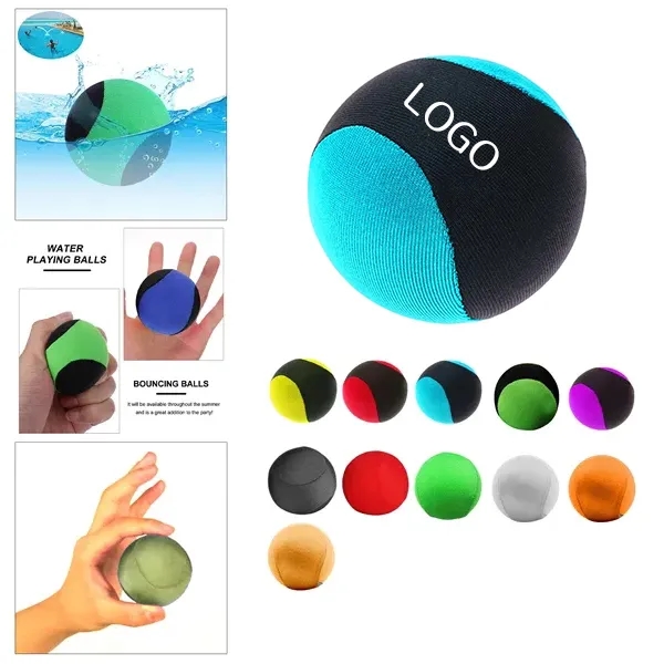 Water Play Ball with Elastic Band 4
