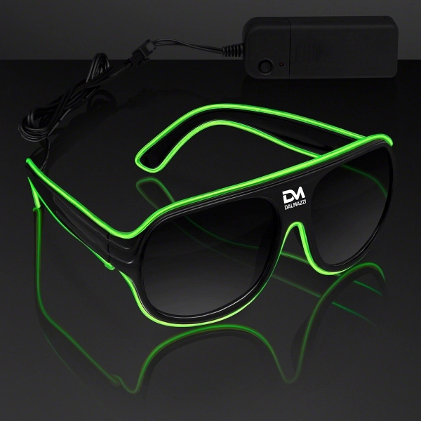 Neon Look Aviator EL Shades 24