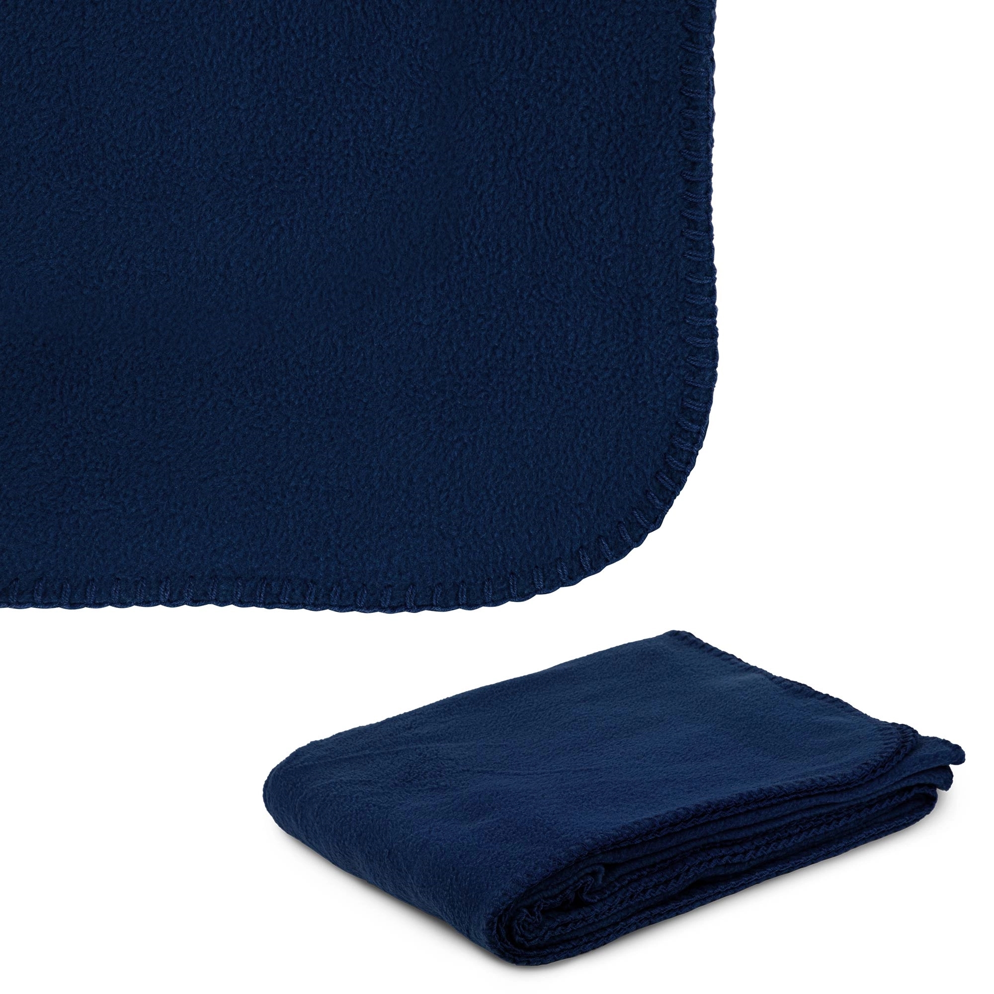 260g Anti-Pill Embroidered Fleece Throw Blanket 50" x 60" 3