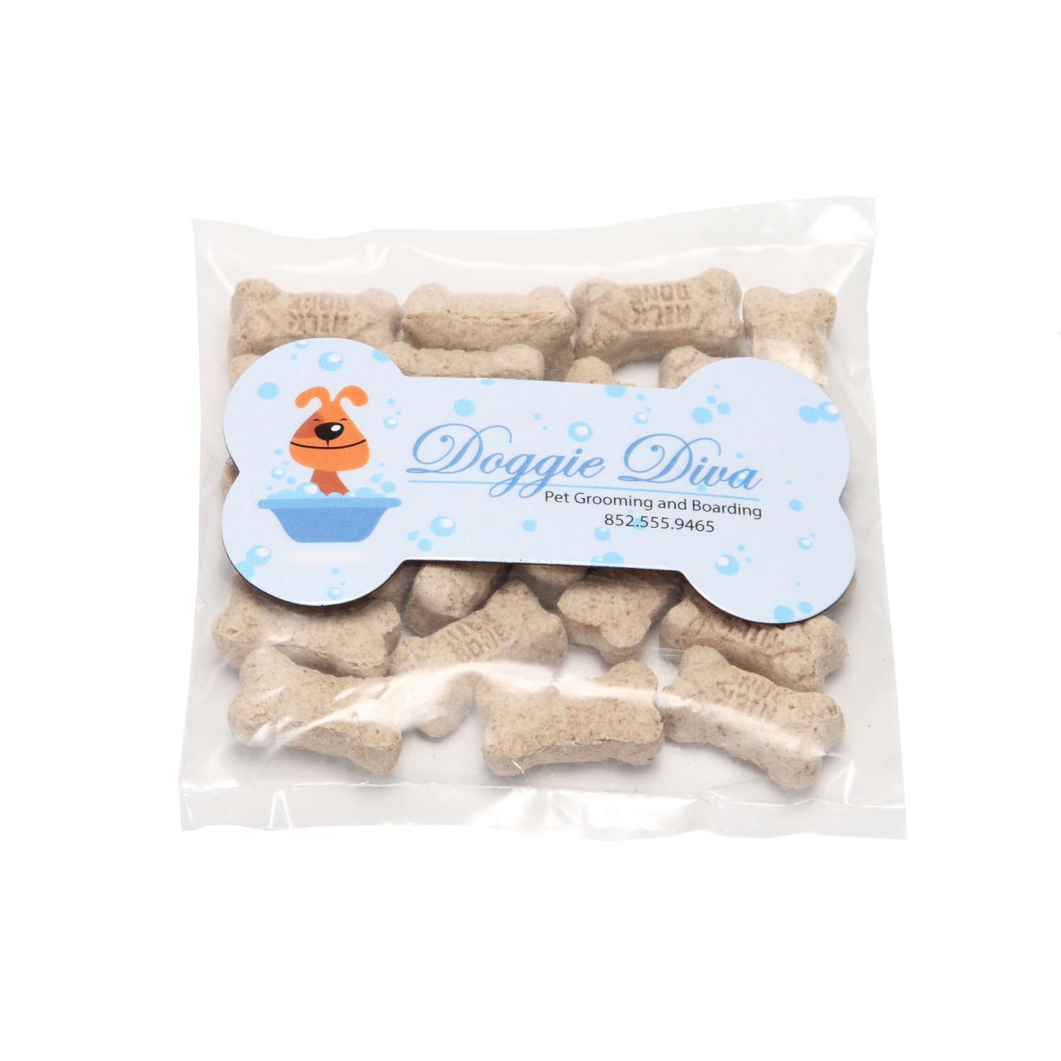 Mini Snack Bag with Bone Magnet Pet Fill