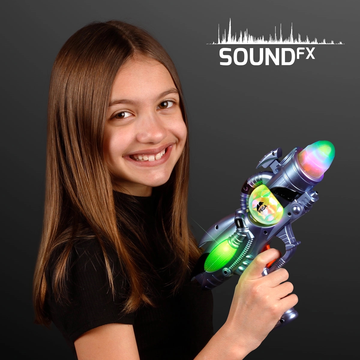 Space Sounds Light Up Gun Toy 3