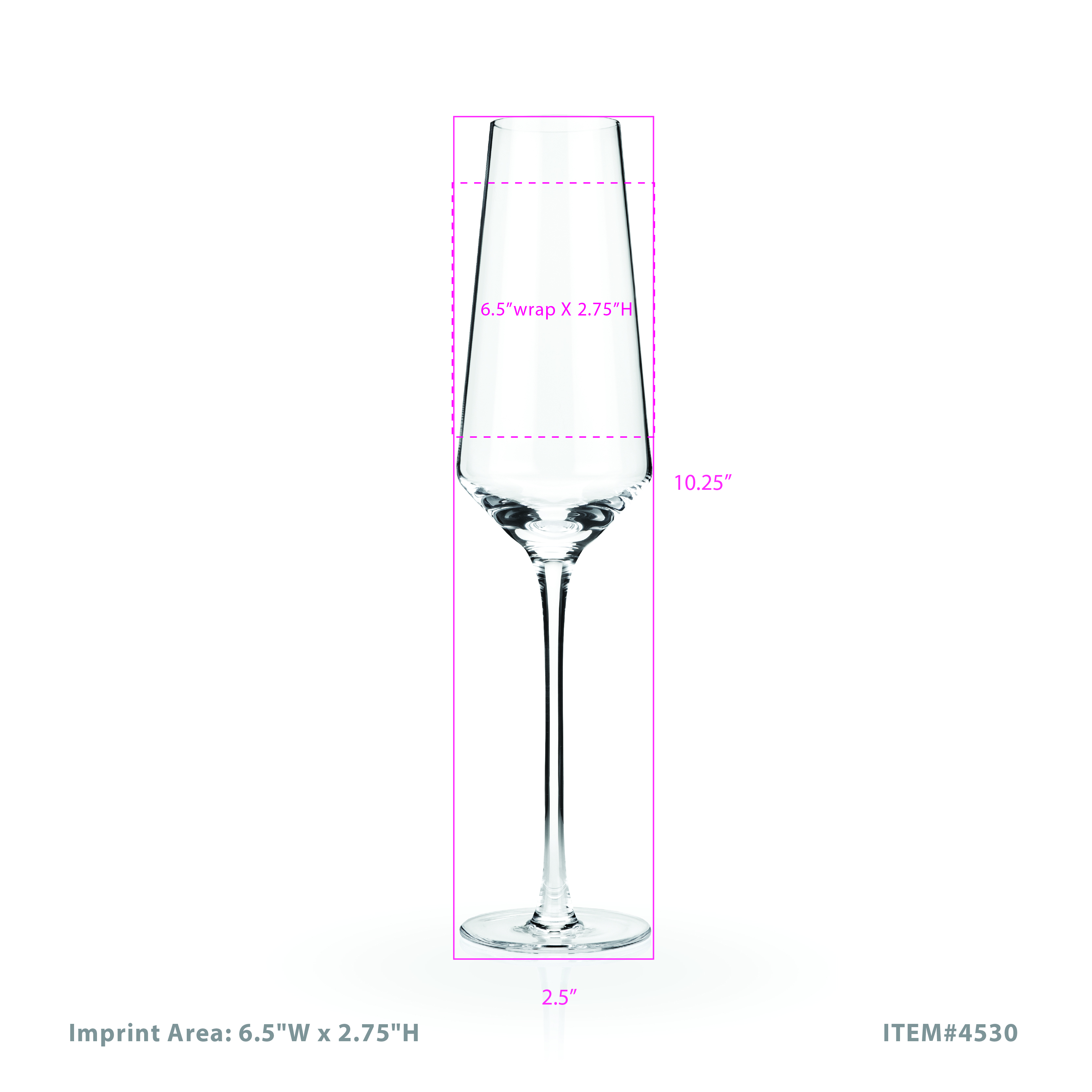 Viski® Raye Angled Crystal Champagne Flute, set of 2 3