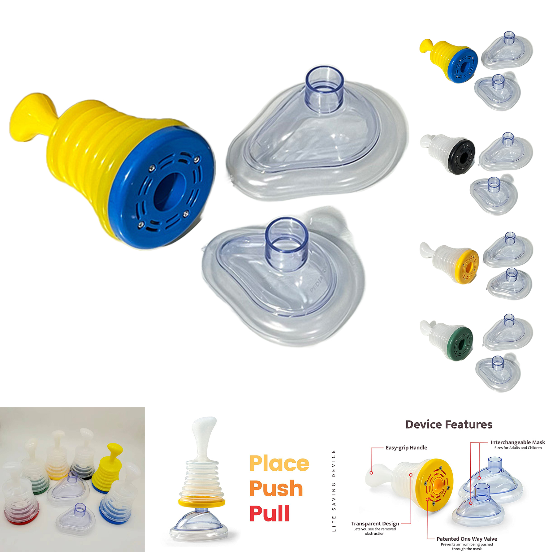 Choking Rescue Device for Kids and Adults