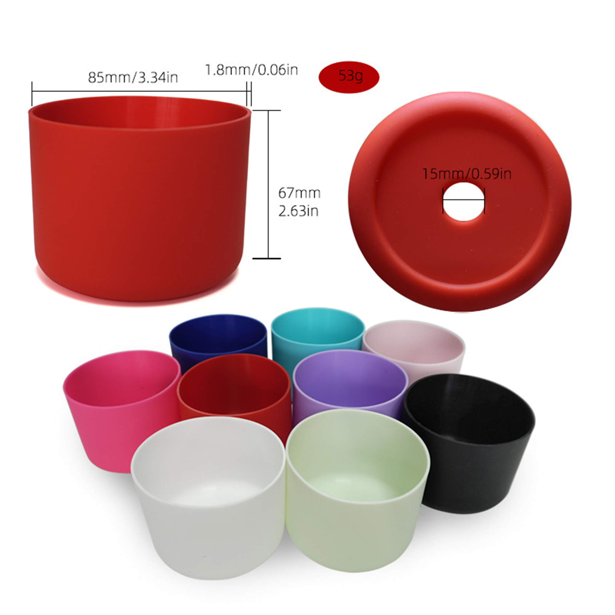 Silicone Sleeve for 32oz Water Bottle - Non-Slip Grip 2
