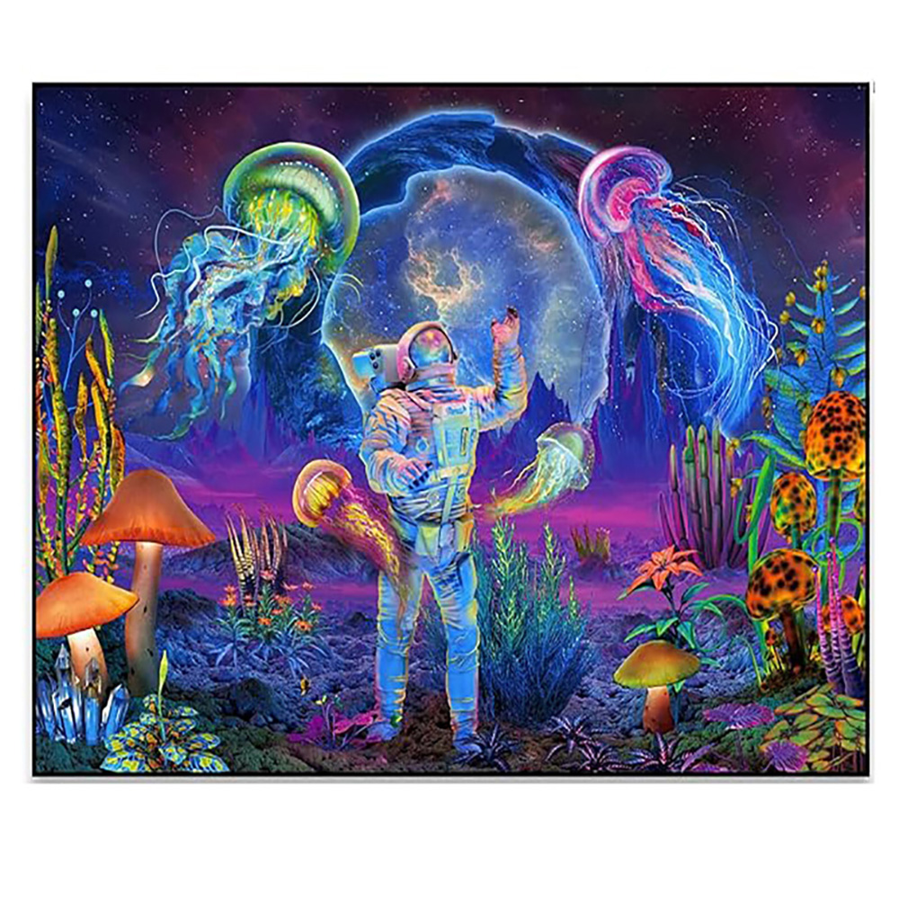 Fluorescence Wall Hanging Fabric Tapestry 2