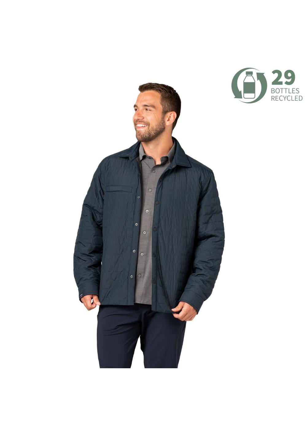 Storm Creek Men's Artisan 100 GSM Insulated Quilted Shirt Jacket 14