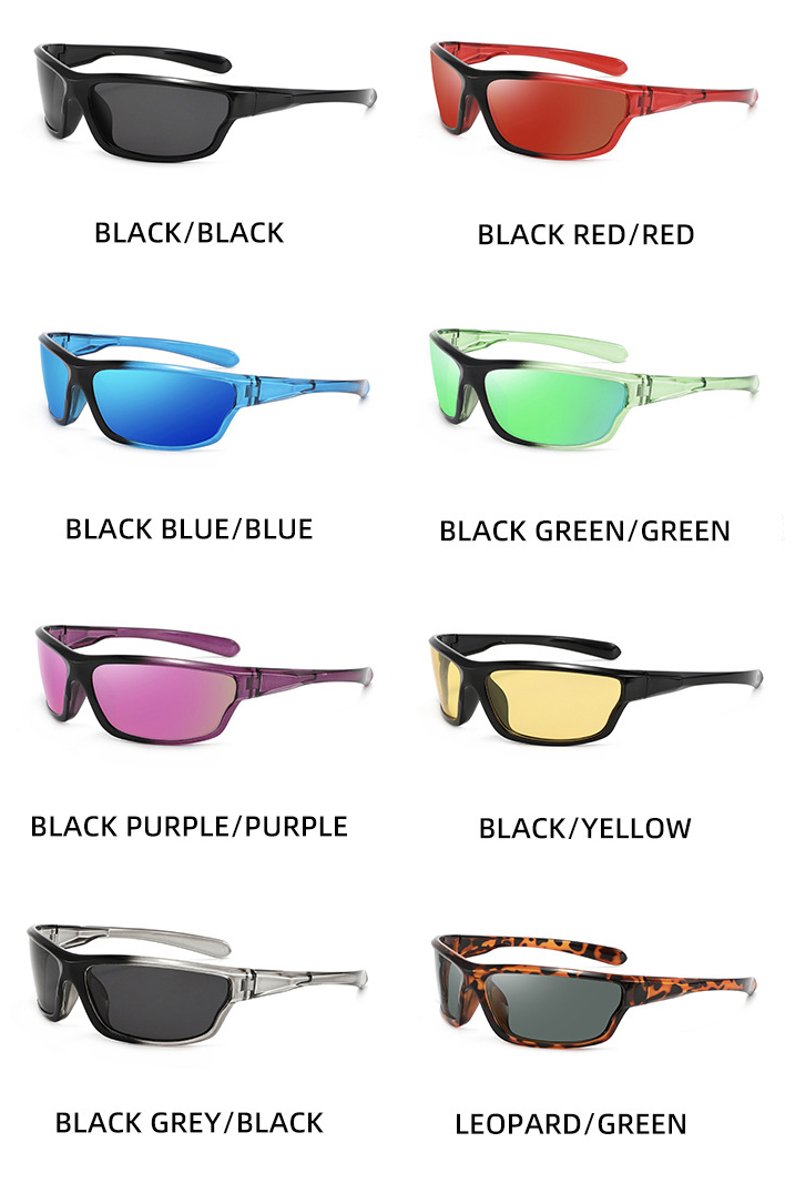 Polarized Wrap Around Sport Sunglasses 5