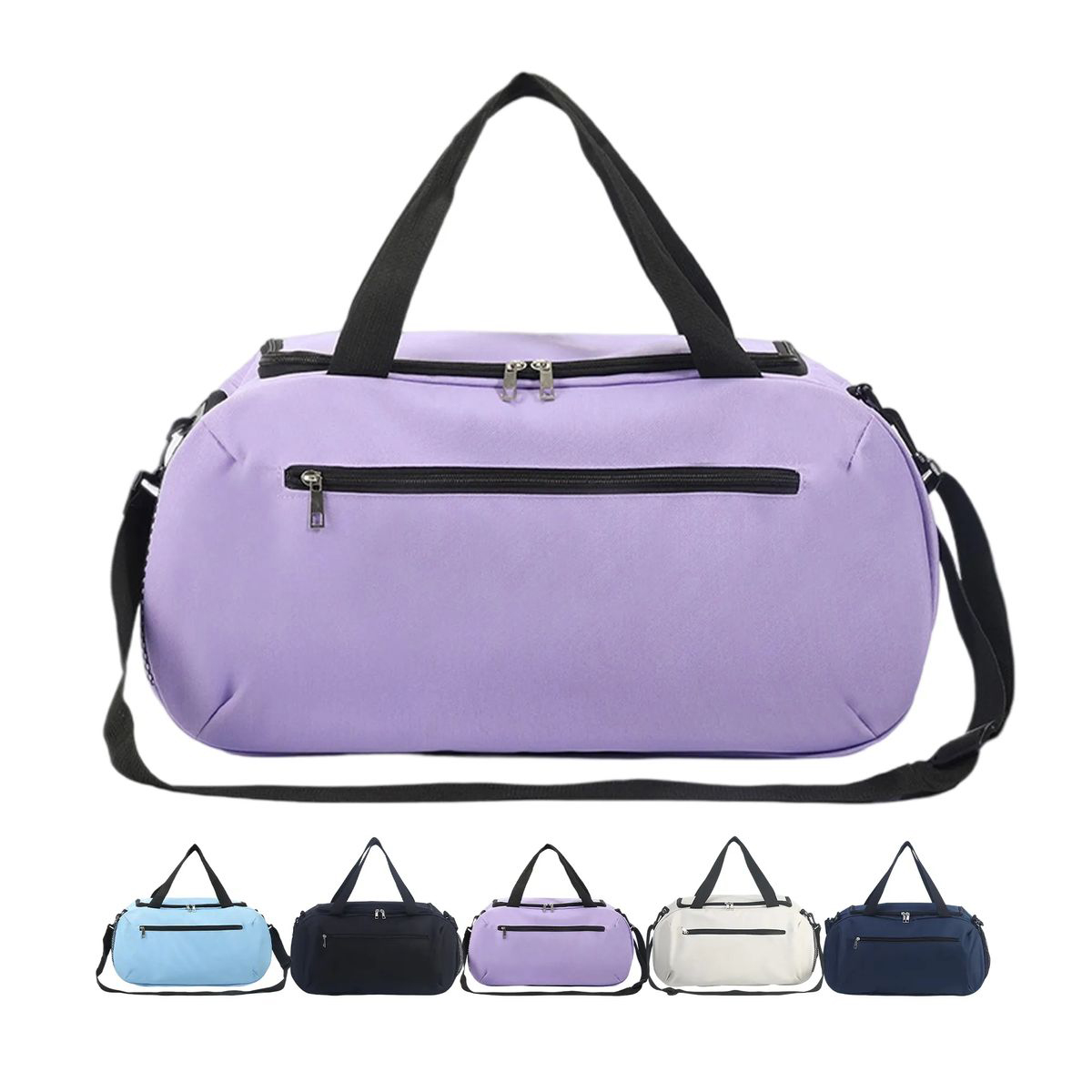 Water Resistant Oxford Fitness Bag with Organized Interior 5