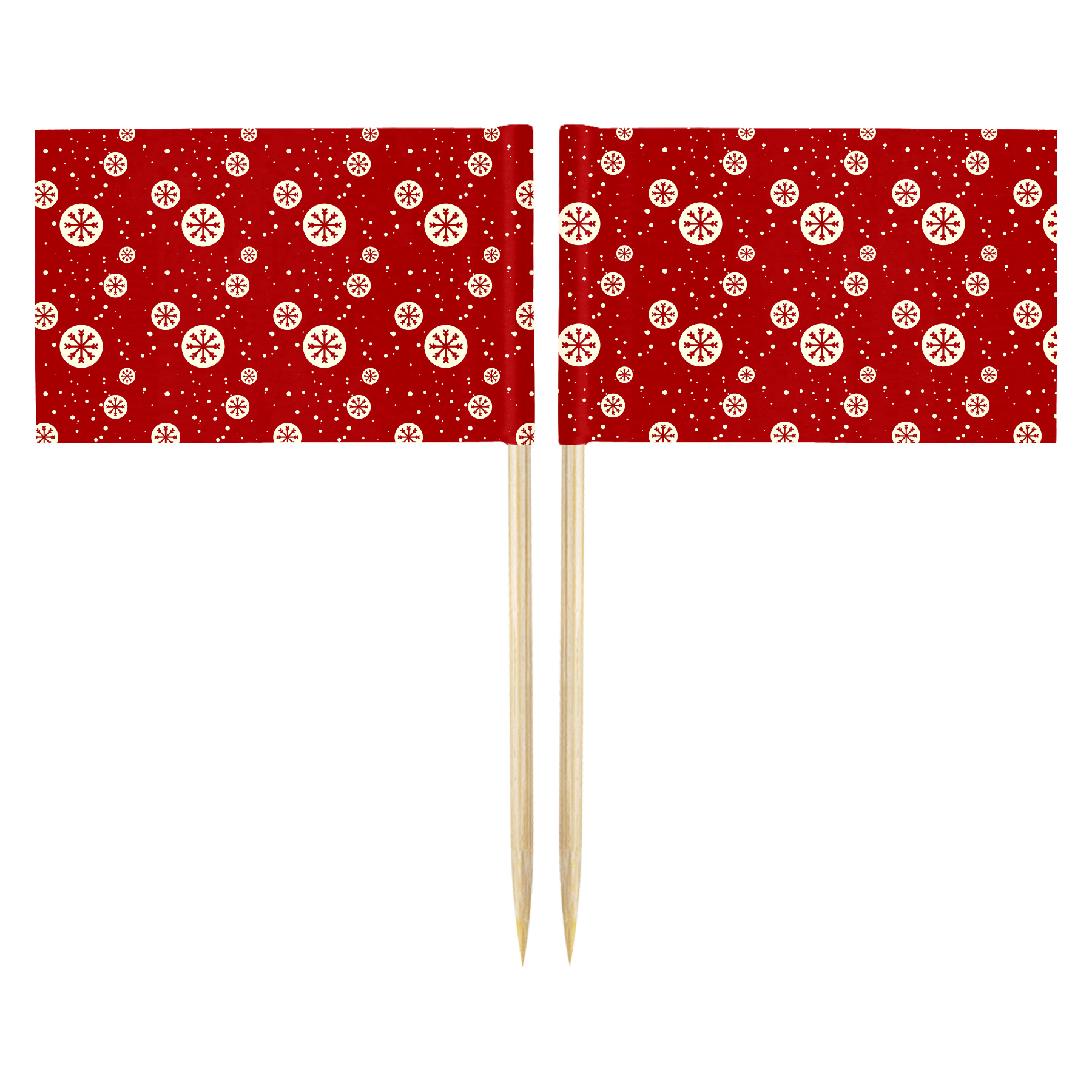 Rectangle 10CM Toothpick Flag 4