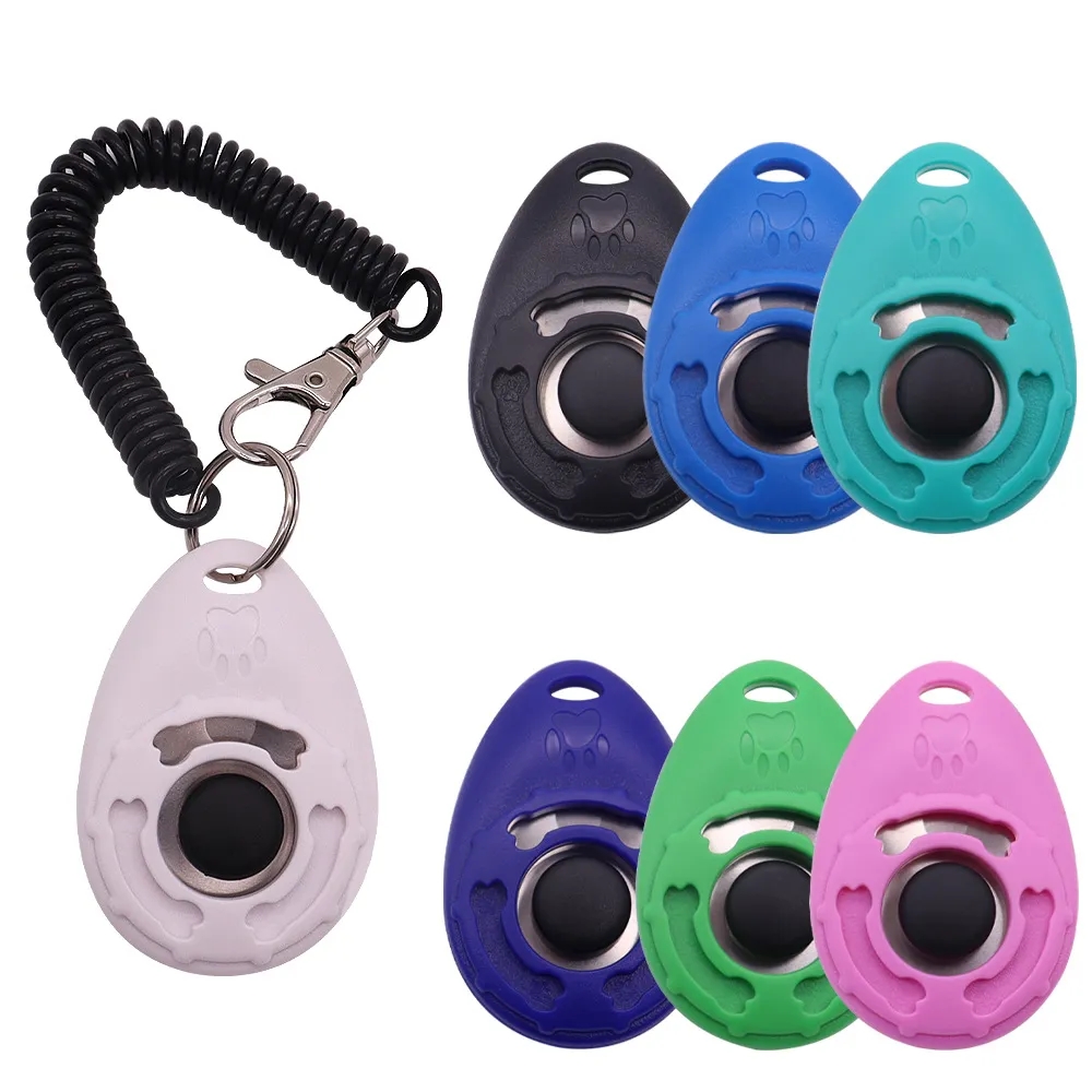 Pet Dog Training Clicker Tool With Wrist Strap 2