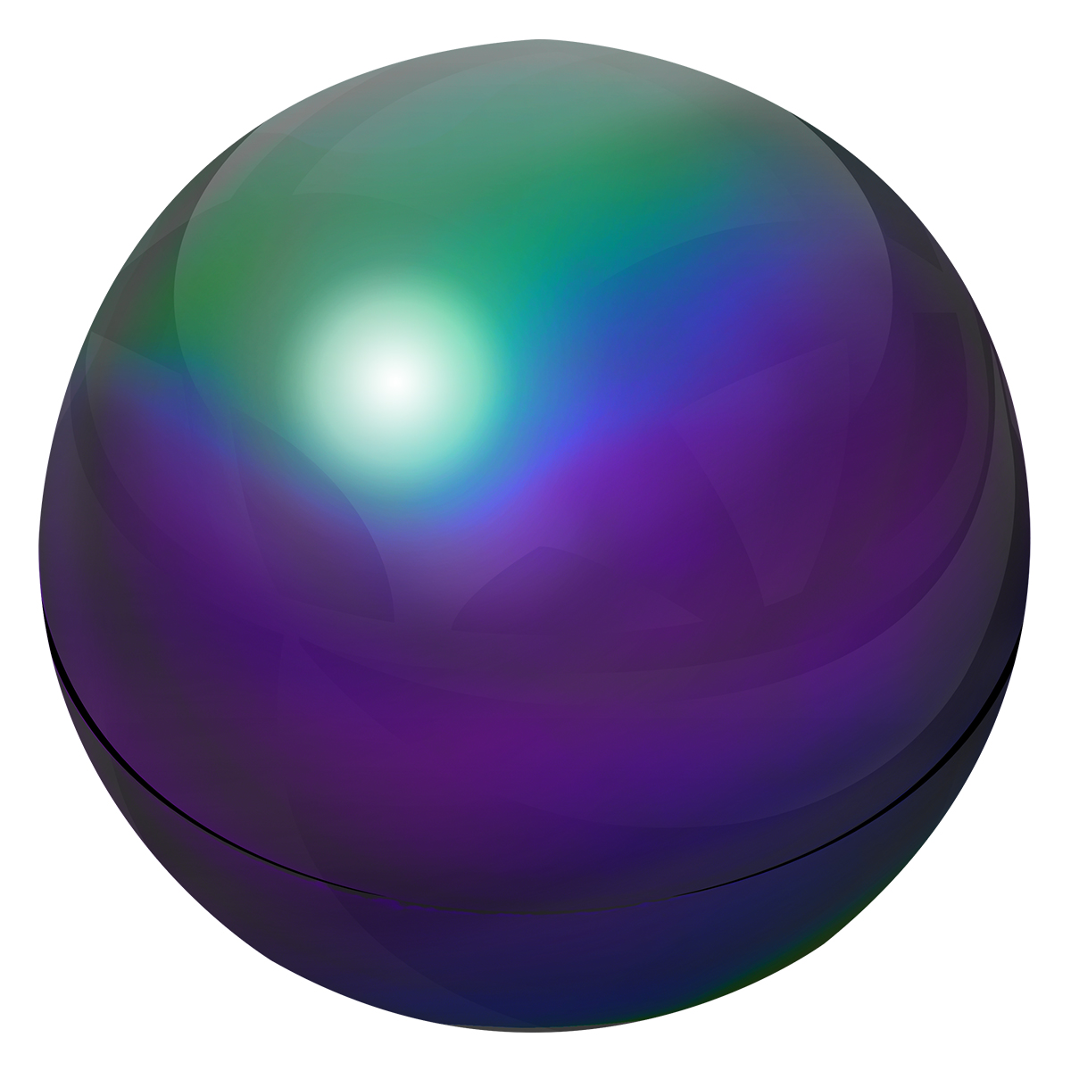 Metallic Rainbow Lip Moisturizer Ball 3