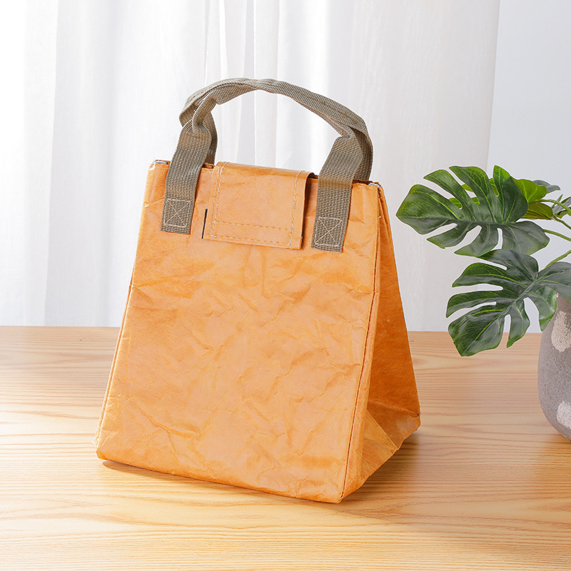 10-Inch Kraft Paper And Aluminum Foil Waterproof Lunch Bag 2